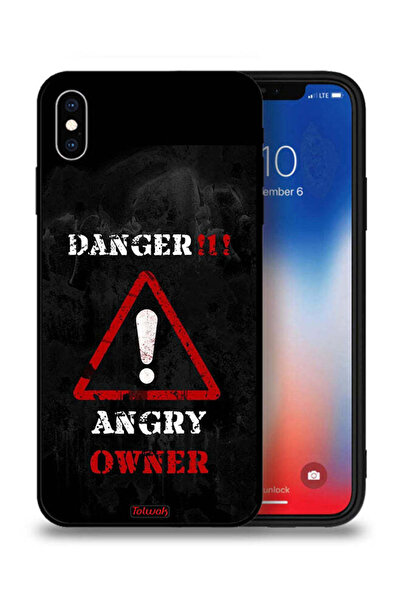 Tolwak جراب حماية لجهاز Apple iPhone XS Max - مالك غاضب
