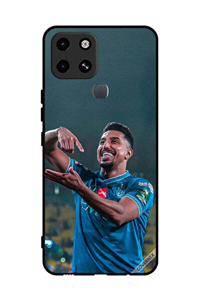 Covernex غطاء حماية لهاتف إنفينيكس سمارت 6 سالم الدوسري يحمل كرة قدم