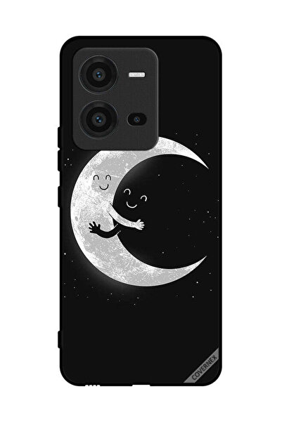 Covernex غطاء حماية لهاتف فيفو V25 عناق القمر والسماء المظلمة