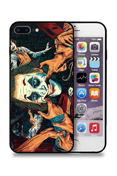 Tolwak غطاء حماية لجهاز Apple iPhone 7 Plus برسومات الجوكر