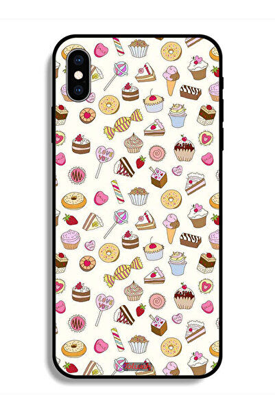 Tolwak جراب حماية لهاتف Apple iPhone X بنمط العناصر المفضلة