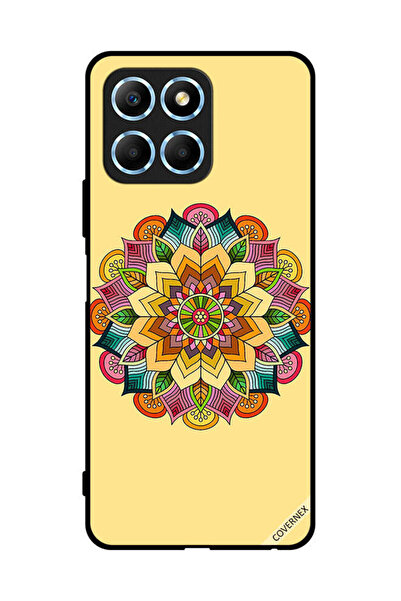 Covernex غطاء حماية لهاتف Honor X8 5G بنمط ماندالا دائري