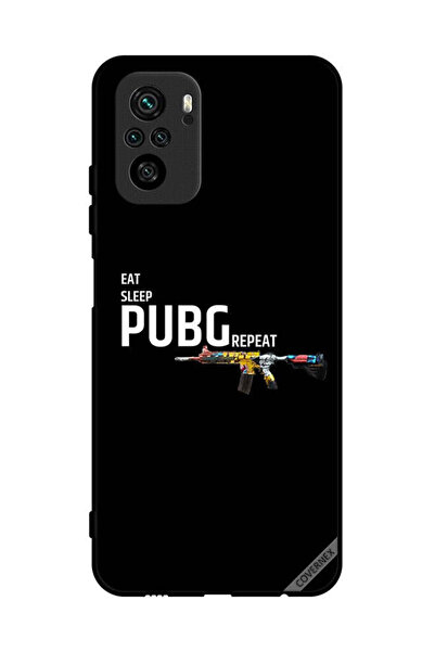 Covernex غطاء حماية لهاتف Poco M5s 4G Eat Sleep Pubg Repeat