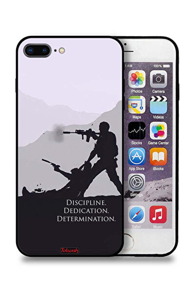 Tolwak جراب حماية لجهاز Apple iPhone 7 Plus - الانضباط والتفاني والتصميم