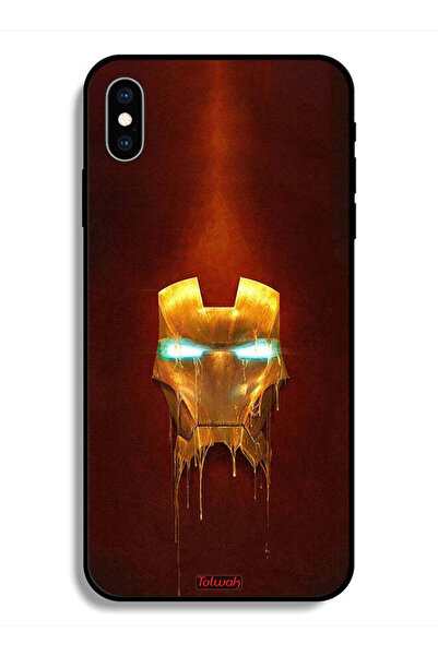 Tolwak جراب واقٍ لهاتف Apple iPhone X Iron Man Marvel Comics