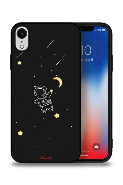 Tolwak جراب حماية لجهاز Apple iPhone XR بتصميم مشبك فني لرائد فضاء