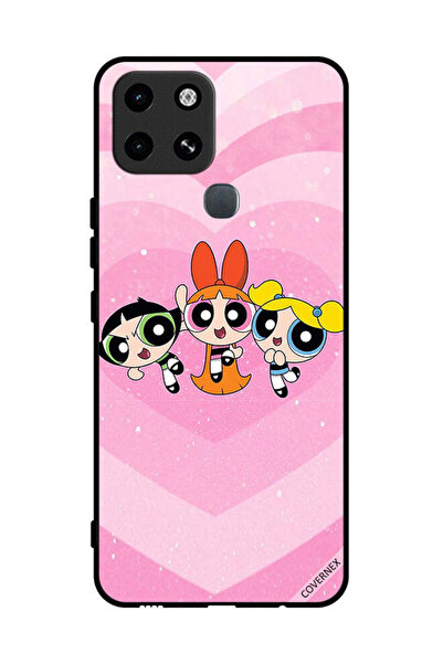 Covernex غطاء حماية لهاتف إنفينيكس سمارت 6 - رسوم متحركة للفتيات المحترفات