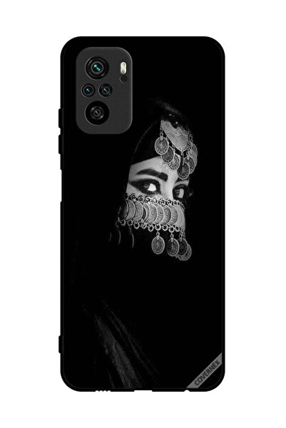 Covernex غطاء حماية لهاتف Poco M5s 4G، فتاة ذات عيون جميلة ووجه مجوهرات