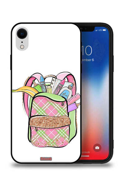 Tolwak جراب حماية لهاتف Apple iPhone XR بتصميم حقيبة فتاة وحيد القرن