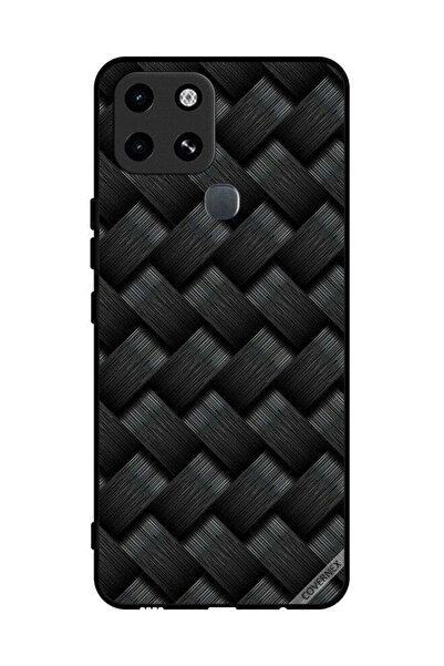 Covernex غطاء حماية لهاتف إنفينيكس سمارت 6 بنمط خطوط داكنة