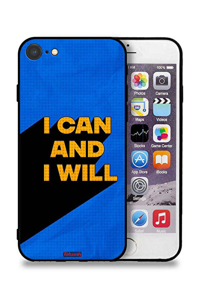 Tolwak غطاء حماية لجهاز آيفون 7 من آبل - "أستطيع وسأفعل"