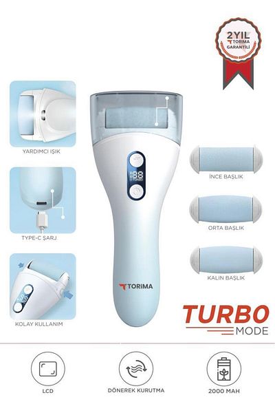 Torima BCM-1138T مبرد العناية بالقدم المقاوم للماء مع شاشة LED بيضاء