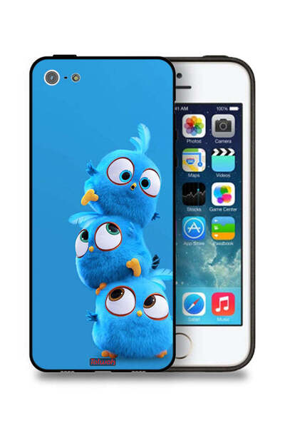 Tolwak جراب حماية لجهاز Apple iPhone 5/5s/SE برسومات طيور لطيفة