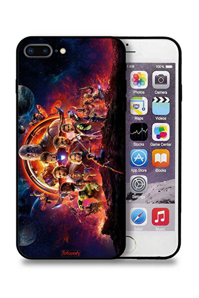 Tolwak غطاء حماية لجهاز Apple iPhone 7 Plus من Avengers