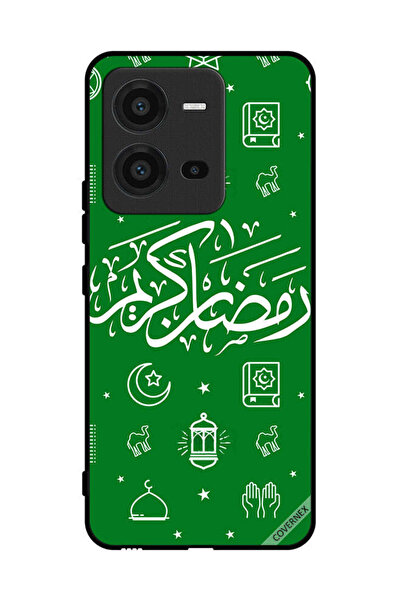 Covernex غطاء حماية لهاتف فيفو V25 - رمضان كريم - أخضر