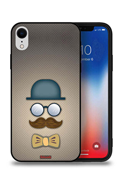 Tolwak جراب حماية لجهاز Apple iPhone XR برسومات رأس الرجل
