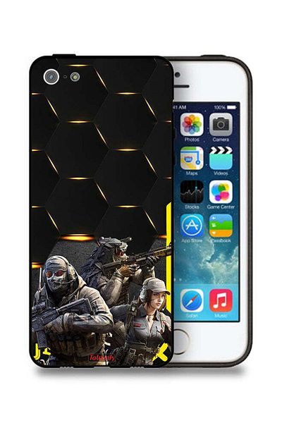 Tolwak Apple iPhone 5/5s/SE Protective Case Cyberpunk Wallpaper