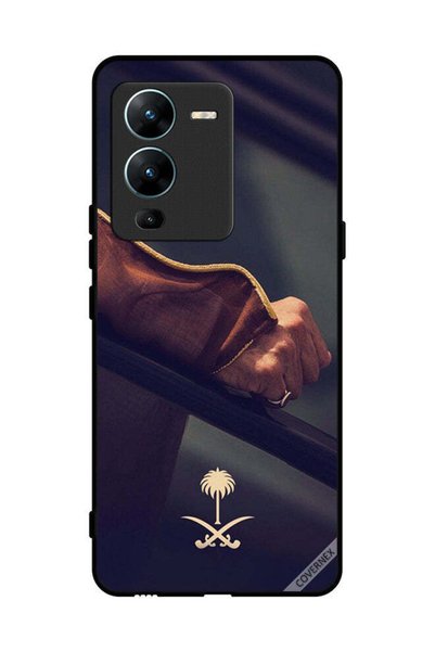 Covernex غطاء حماية لهاتف فيفو V25 برو مع علامة المملكة العربية السعودية
