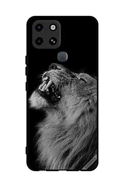 Covernex غطاء حماية لهاتف إنفينيكس سمارت 6 - الأسد المبهج