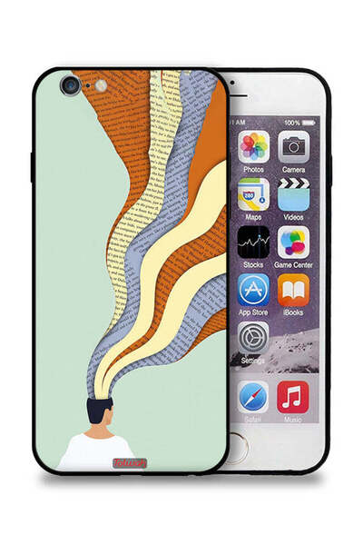 Tolwak جراب حماية Apple iPhone 6/6s مع رسومات Data In Mind Art