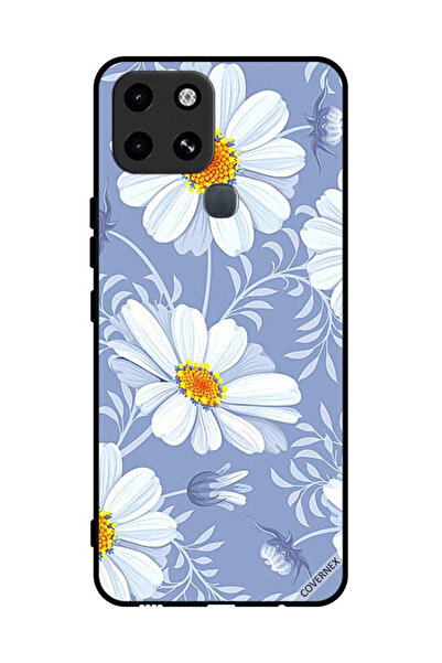 Covernex غطاء حماية لهاتف إنفينيكس سمارت 6 - زهور متفتحة