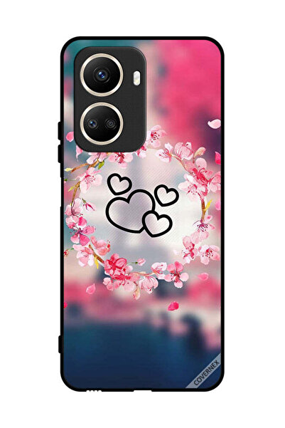 Covernex غطاء حماية لهاتف هواوي نوفا 10 إس إي - مشبك فني على شكل قلوب