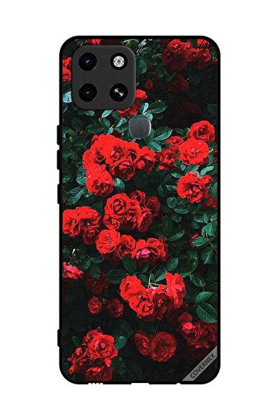 Covernex غطاء حماية لهاتف إنفينيكس سمارت 6 - حديقة الورود