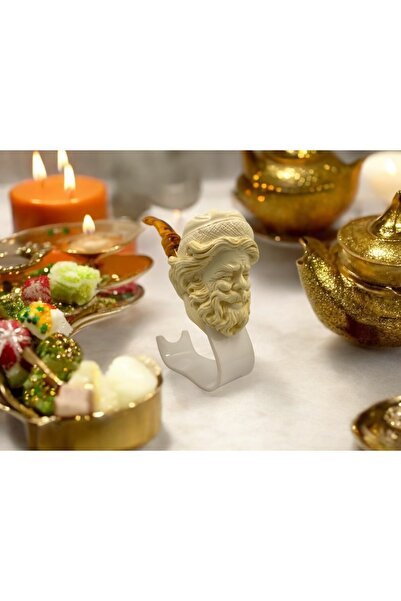 Altınışık Lületaşı El Yapımı Noel Baba Figürlü Lületaşı Pipo – Santa’s Wisdom – Koleksiyonluk ve Özel Kutulu