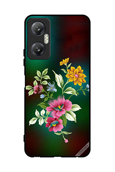 Covernex غطاء حماية لهاتف Infinix Hot 20 HD Flowers Art