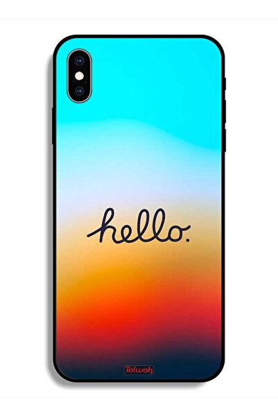 Tolwak Protective Case For Apple iPhone X Hello