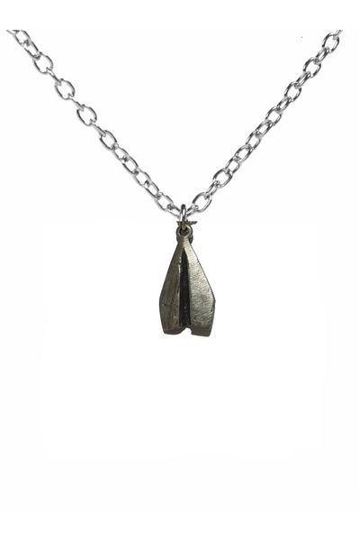 Herşey Nota Paper Flight – Paper Plane Figured Unisex Necklace (60 cm Chain)