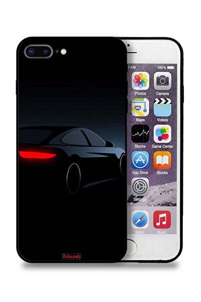 Tolwak غطاء حماية لجهاز Apple iPhone 7 Plus - سيارة داكنة
