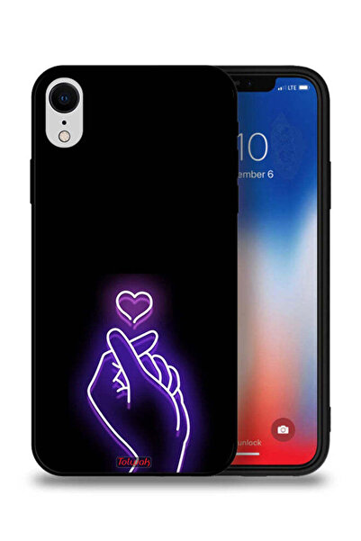 Tolwak جراب حماية لجهاز Apple iPhone XR بتصميم قلب صغير