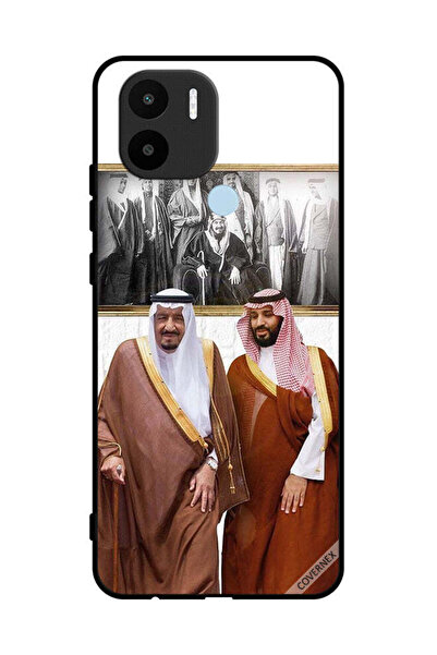 Covernex غطاء حماية لهاتف شاومي ريدمي A1 بلس الملك سلمان ومحمد بن سلمان يتحدث...