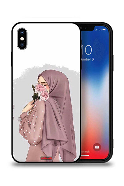 Tolwak غطاء حماية لجهاز آيفون XS Max من آبل، يحمل صورة فتاة تحمل ورودًا