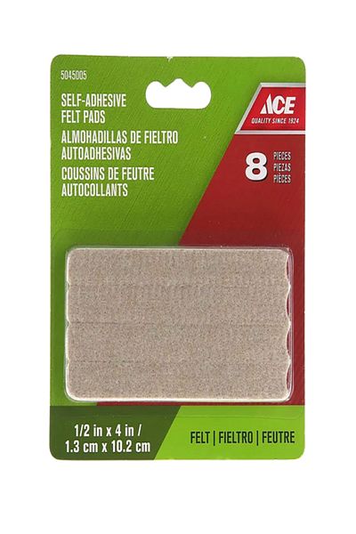 ACE 8-Piece Self-Adhesive Heavy-Duty Easy Installing Protective Felt Pads