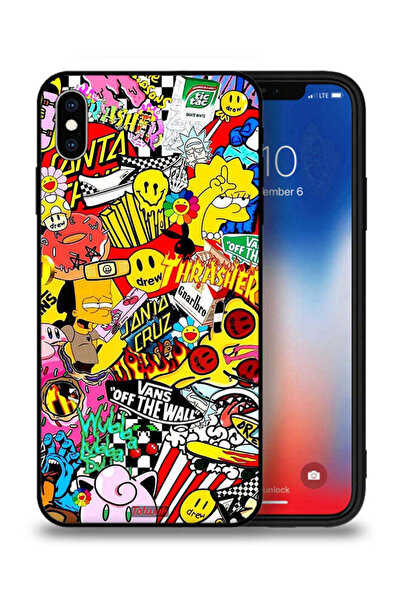 Tolwak جراب حماية لجهاز Apple iPhone XS Off The Wall