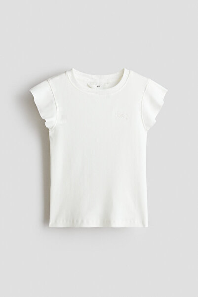 H&M Volan Kollu ve Ribanalı Üst