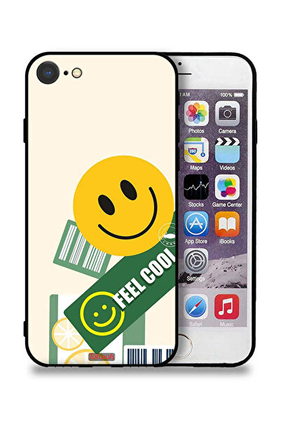 Tolwak غطاء حماية لهاتف Apple iPhone 8 - ملصق Feel Cool