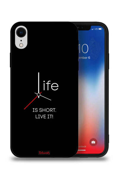 Tolwak جراب حماية لجهاز Apple iPhone XR - الحياة قصيرة