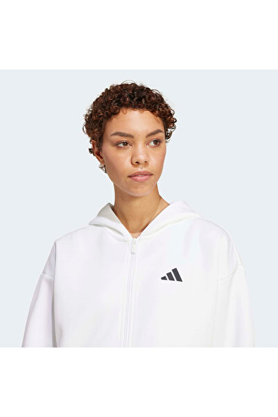 adidas Γυναικείο λευκό μπουφάν Future Icons (JW7803)