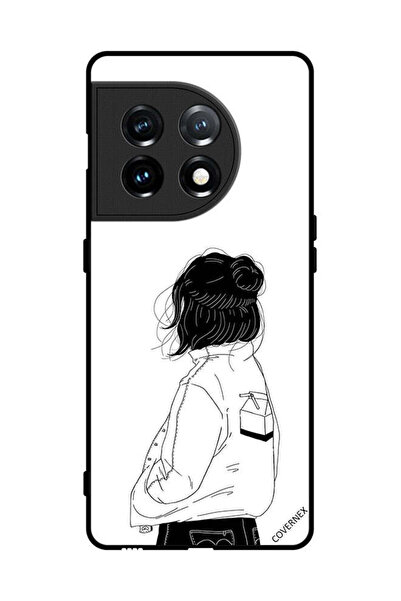 Covernex غطاء حماية لهاتف OnePlus 11 فتاة تفكر بعمق كبير