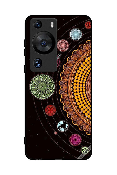 Covernex غطاء حماية لهاتف هواوي بي 60 برو - فن ماندالا للنظام الشمسي