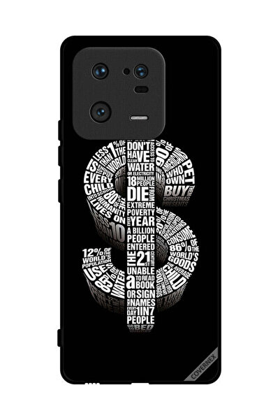 Covernex غطاء حماية لهاتف شاومي 13 برو بطبعة دولار الخط