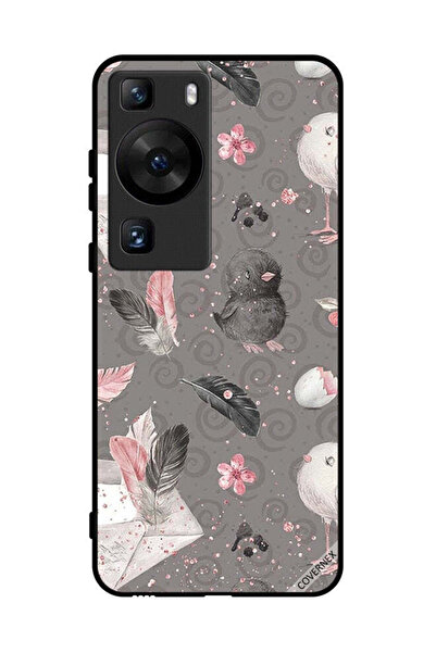 Covernex غطاء حماية لهاتف هواوي بي 60 - ريش وفراخ