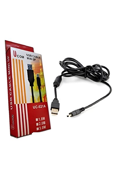 Ucom كابل USB صغير بخمسة دبابيس - موصل بيانات وشحن عالي السرعة ومتين