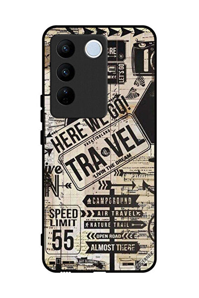 Covernex غطاء حماية لهاتف Vivo V27 Here We Go Travel