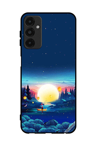 Covernex غطاء حماية لهاتف سامسونج جالاكسي A14 5G، منظر غروب الشمس، طلاء