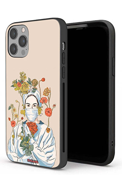 Tolwak جراب حماية لجهاز Apple iPhone 12 Pro Max بتصميم ممرضة فنية