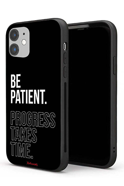 Tolwak جراب حماية لجهاز Apple iPhone 11 كن صبورًا فالتقدم يستغرق وقتًا